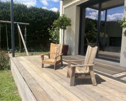 Villa climatisée avec piscine.